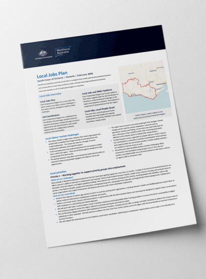 Local Jobs Plan document